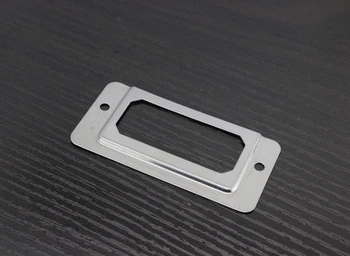 

68*33MM 50 PCS Thin Decorative label holder hardware drawer sign frame Card Holders draw box shelf metal label price tag frame