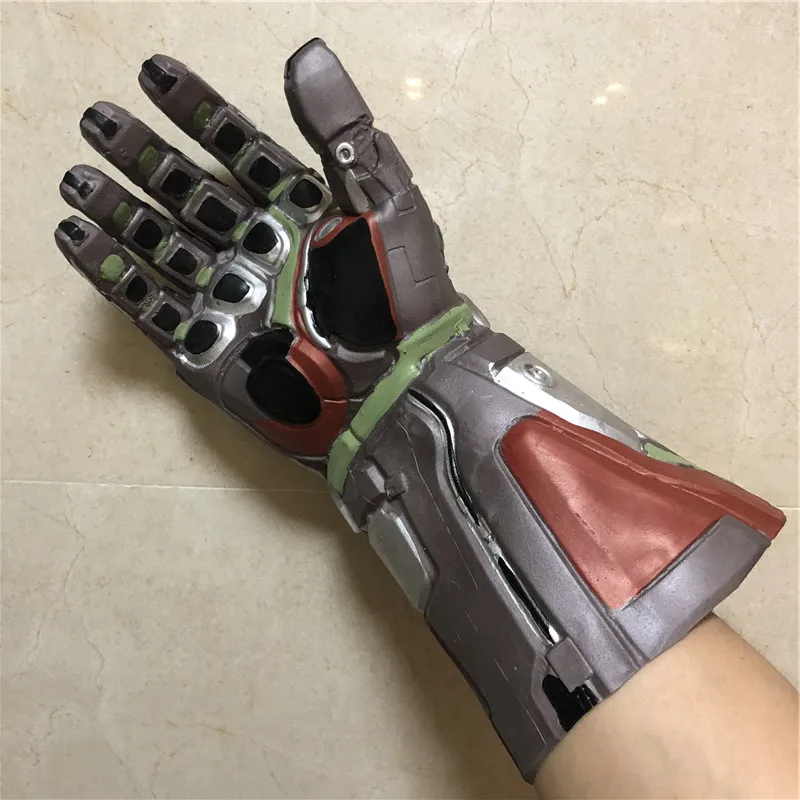 1:1 светодиодный светильник Thanos Gauntlet военные Косплей Перчатки ПВХ экшн-модель игрушки подарок на Хэллоуин Детский подарок