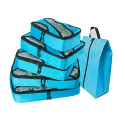 Упаковка кубиков для путешествий компрессионные аксессуары-багаж носить на чемоданах-Водонепроницаемый груз сетки сумки шестерни обуви