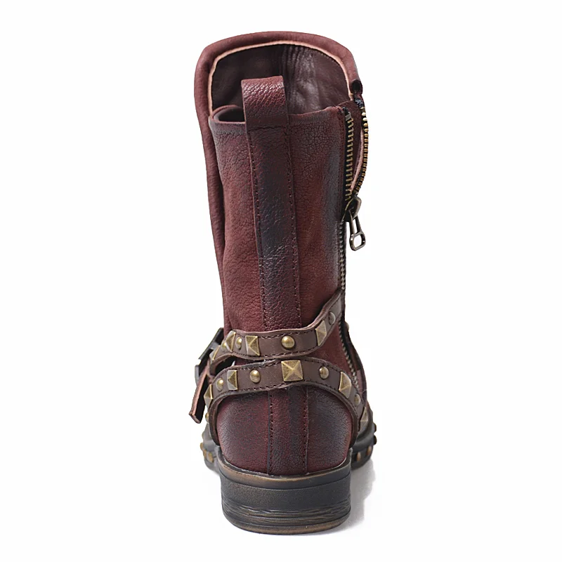 Style Cuir Naturel Épais Boucle Perfetto Martin Talon Boot Red Avec Tout Femme En Sangle Britannique leather Inwine Peluche Bottes leather Prova plush plush In Nouveau Black allumette 2018 Inblack Red sCdBotQhrx