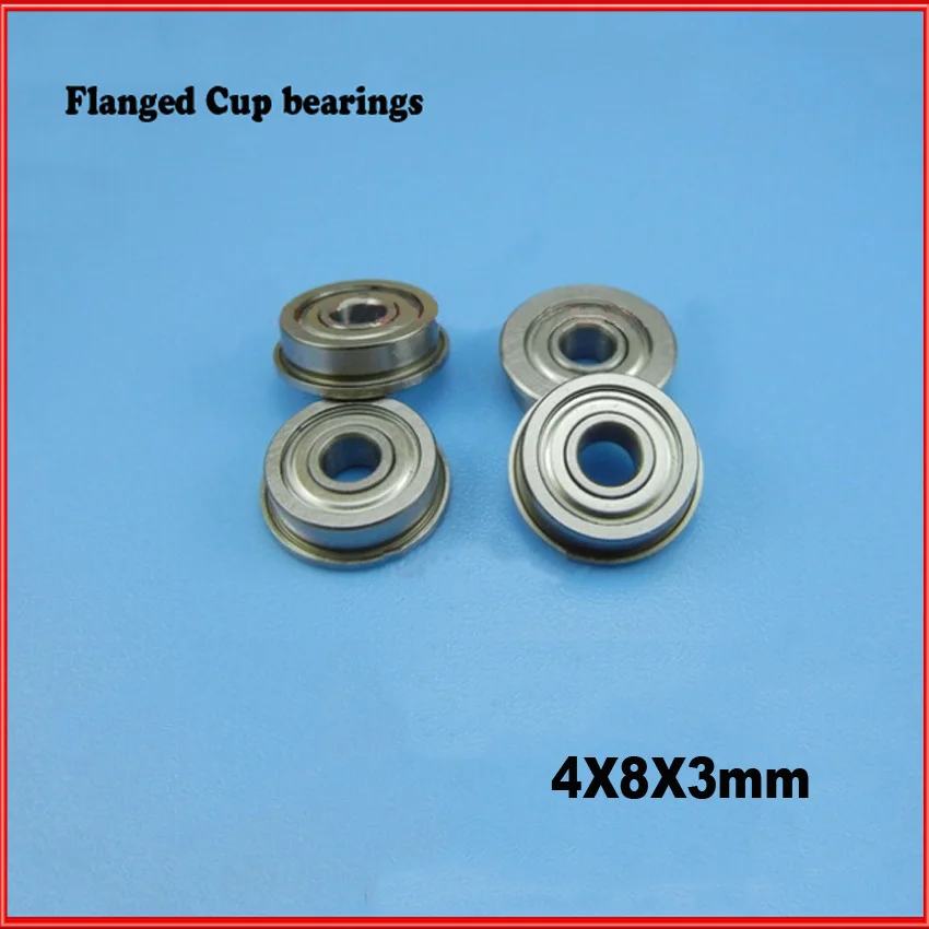 5 개 4*8*3mm MF84ZZ 베어링 플랜지 부싱 볼 베어링bearing 6303flange ball