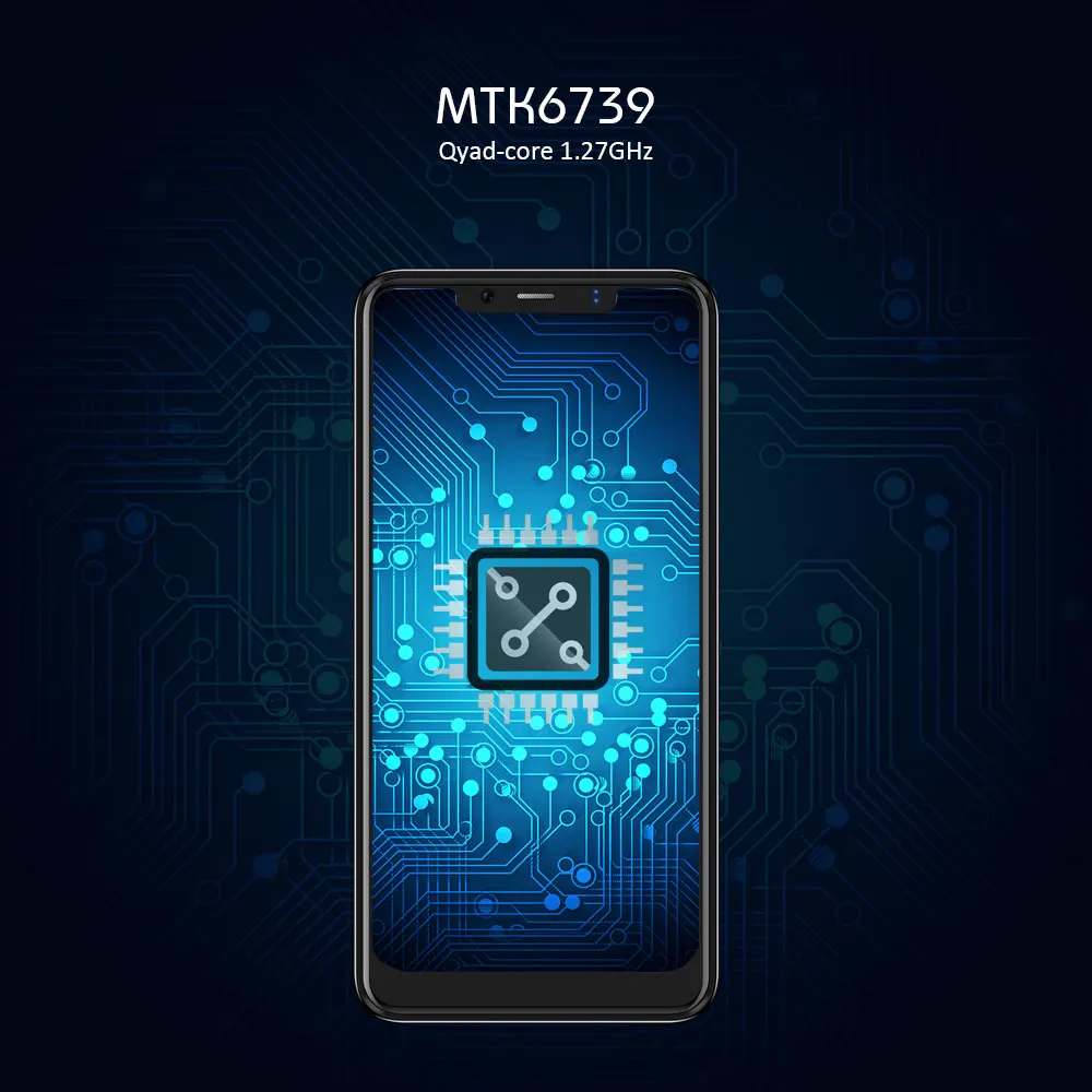 SERVO P20 смартфон 6,1" 18:9 u-образный дисплей 4G LTE мобильный телефон MTK6739 Android 8,1 двойная задняя камера отпечатков пальцев МП