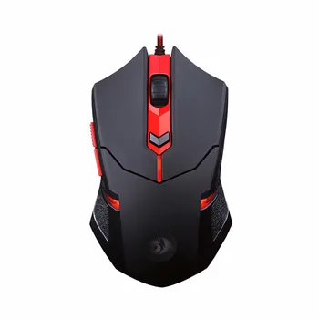 

Redragon M601 Gaming Mouse with Side Buttons LED Backlit Adjustable Ergonomic Gamer Mice 3200DPI 8 built-in weights
