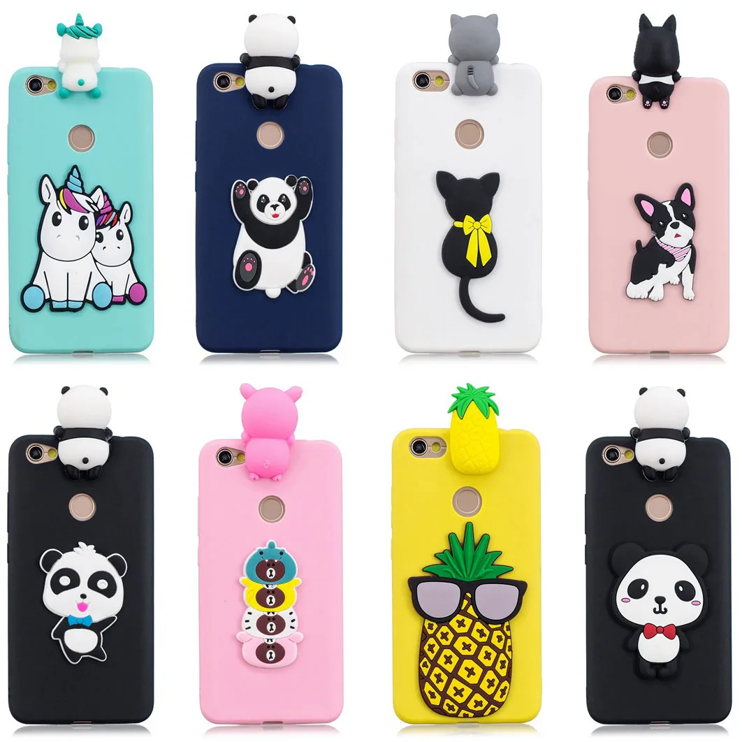 

3D Stress Relief Silicon Phone Case For Xiaomi Redmi Note 5A Pro Cute Soft Unicorn panda bear TPU Cases For Redmi note 5A Pro