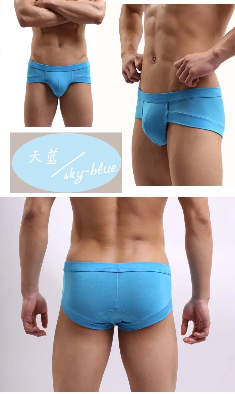 Sexy Fashion Brand Modal U Convex Men's Underwear Male Modal Panties Male Calzoncillos Hombre Slips Homme Mens Panties Man 12