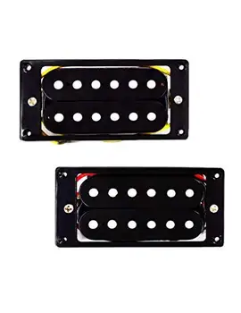 

Electric Guitar Humbucker Pickup Double Coil Compatible with LP Style Electric Guitar Parts Replacement Neck and Bridge Set of 2