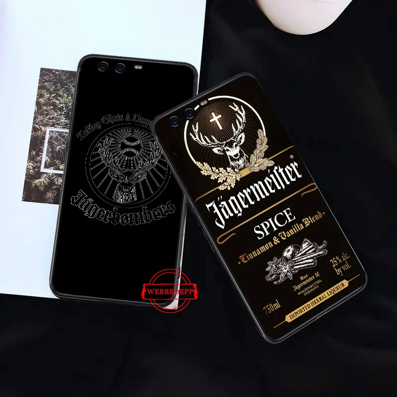 Силиконовый чехол Jagermeister с логотипом для Huawei P8 Lite 2015 2017 P9 2016 Mimi P10 P20 Pro P Smart 2019
