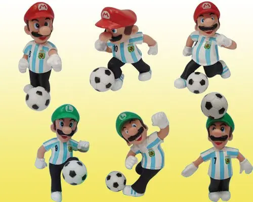 Free Shipping 10pcs Lot Super Mario Keychain Argentin Soccer Team Mario Figure Football 6 Pack Football Unifrom Figuring Out Time Cardsfootball Jackets For Kids Aliexpress