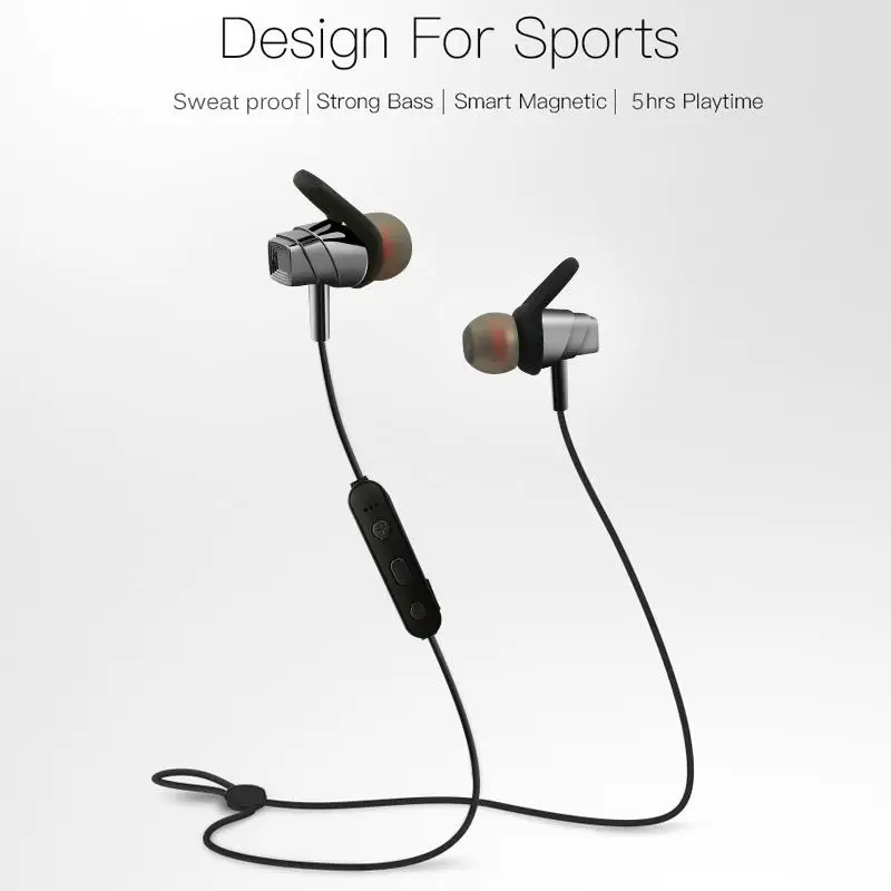 

BEESCLOVER Sports Earphone Auriculare CSR Bluetooth for All Phone Wireless Stereo Earphone Bluetooth Earphone Neckband r25