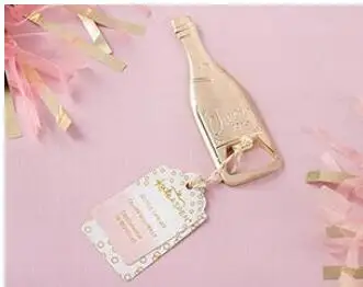 

New Creative Golden champagne beer opener Parties Wedding Gift 50pcs/lot DHL free shipping