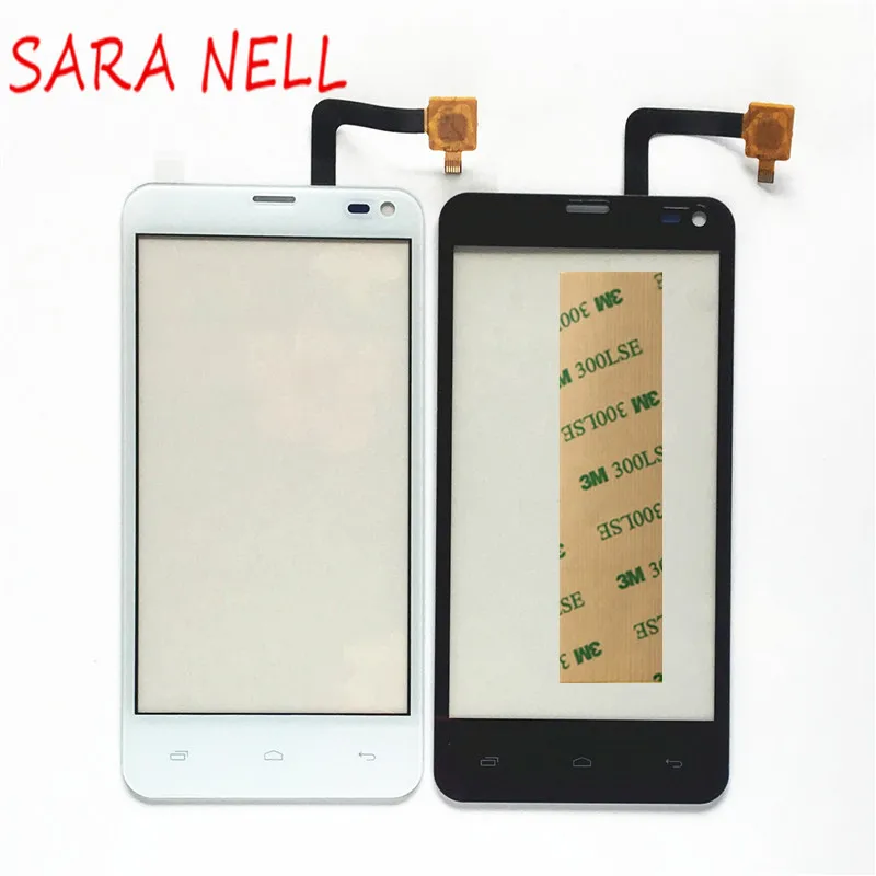 

SARA NELL Mobile Phone Touch Panel For Fly IQ4416 ERA Life 5 IQ 4416 Touch Screen Front Glass Digitizer Sensor Touchscreen+Tape