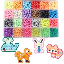 

NEW 24 Colors DIY Water Spray Magic Aqua Beads Hand Making 3D Aquabeads Puzzle Educational Toys for Children Kit Ball Game W001