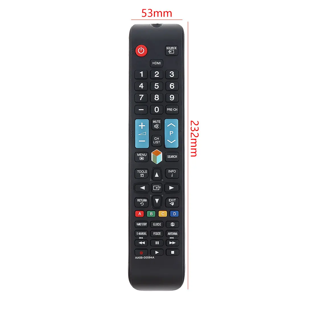 

Universal Replacement Smart Remote Control Support Long Transmission Distance & Backlight for Samsung AA59-00594A LED Smart TV