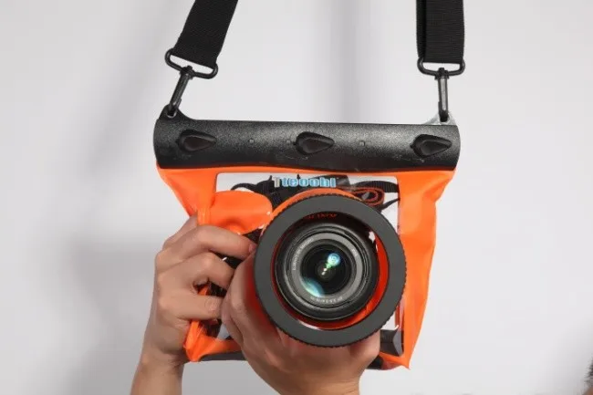 

Tteoobl GQ-518M Underwater Diving Camera Housing Case Pouch Dry Bag Camera Waterproof Dry Bag for Canon Nikon DSLR SLR