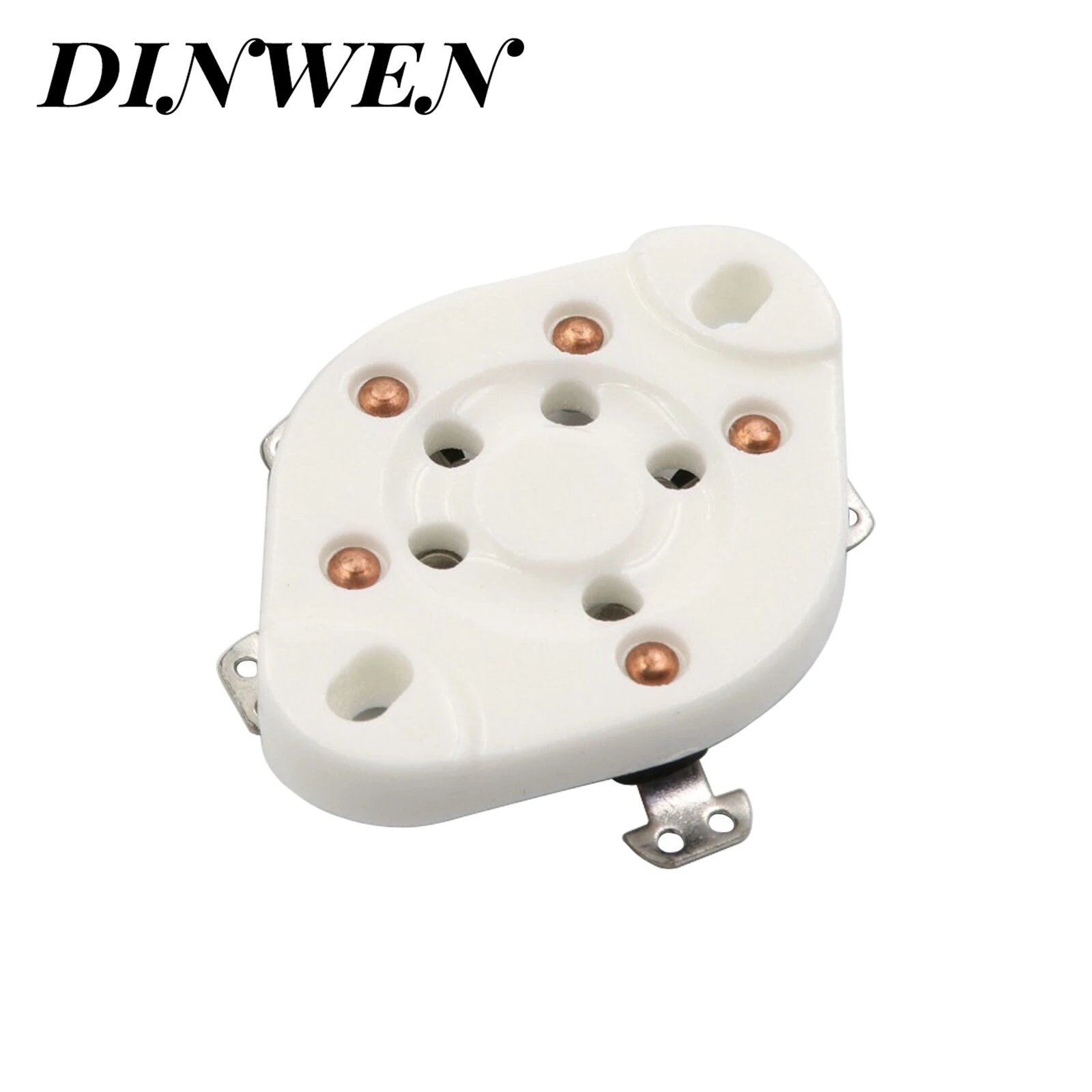 

1PC 5PIN TUBE SOCKET Ceramic VALVE BASE for 807 24 27 37 46 47 56 76 FD422 WE272A WE311A Vintage Audio Amplifier DIY HiFi