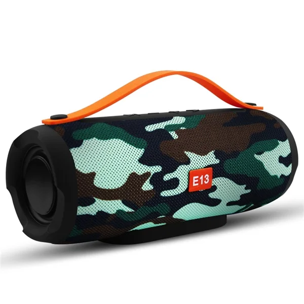 green E13 Мини Портативный беспроводной Bluetooth динамик стерео динамик телефон радио музыка сабвуфер Колонка s для компьютера с TF FM - Цвет: green
