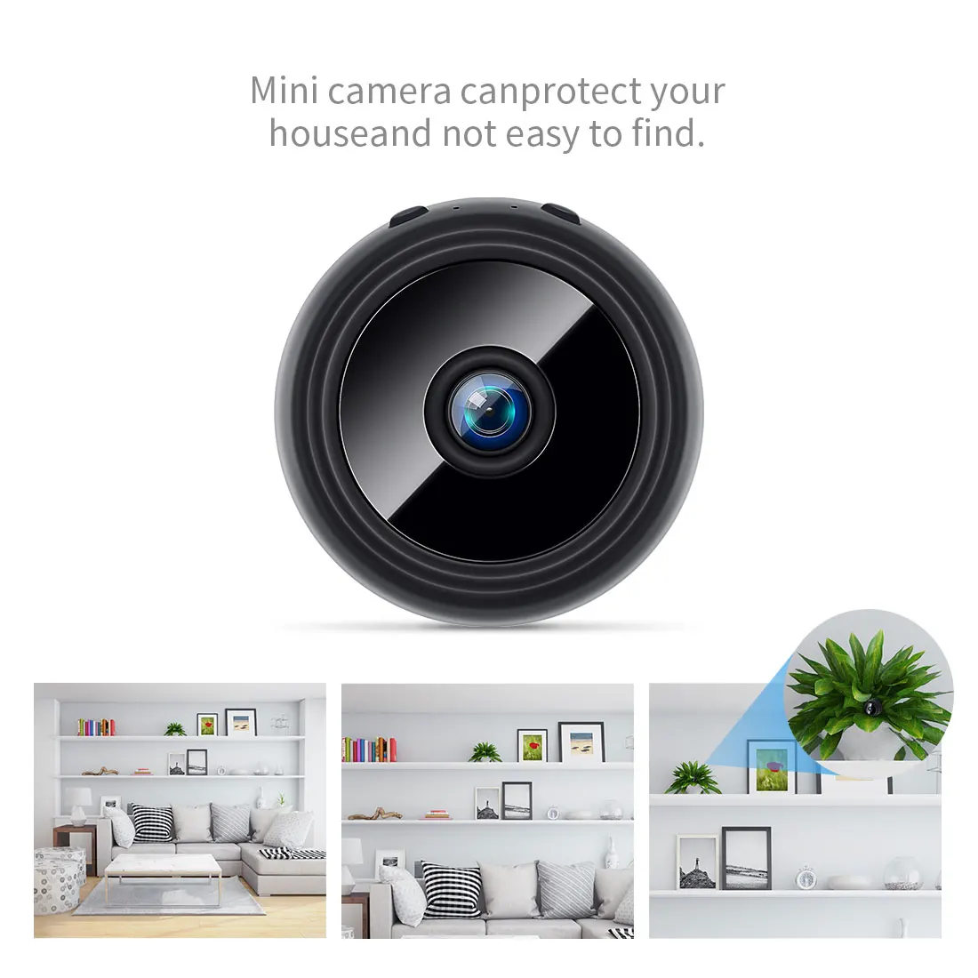 WNK 1080 P HD WiFi мини ip камера Встроенная батарея беспроводная безопасности