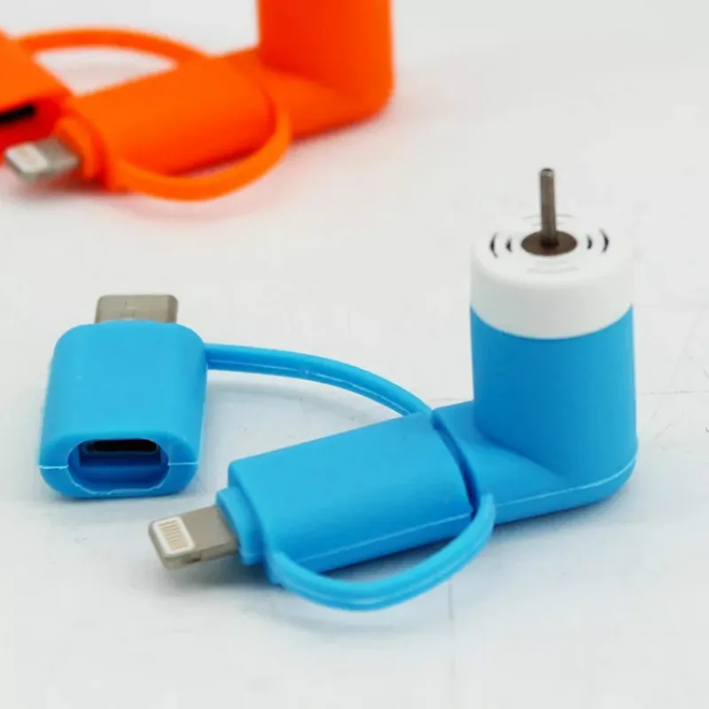 3 IN 1 Travel Portable Cell Phone Mini Fan Cooling Cooler For Micro USB C For iPhone 5 6 6S 7 Plus 8 X for Android Type-c