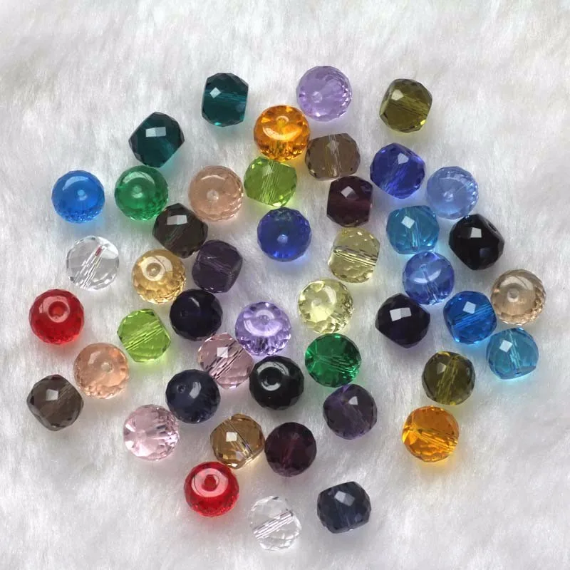 100 шт. бусины разделители для стеклянной колонны 10 х8 мм|tube spacer|european charmsspacer beads |
