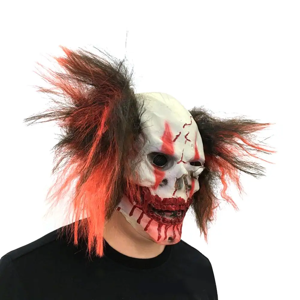 

Minch Clown Masks for Masquerade Party Scary Pennywise Clowns Mask Payday Christmas Halloween Horrible Scary Latex Mask Headgear