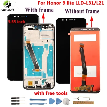 

For Huawei Honor 9 Lite LCD display+Touch screen+frame Tested digitizer assembly Replacement display For Honor 9 Lite LCD