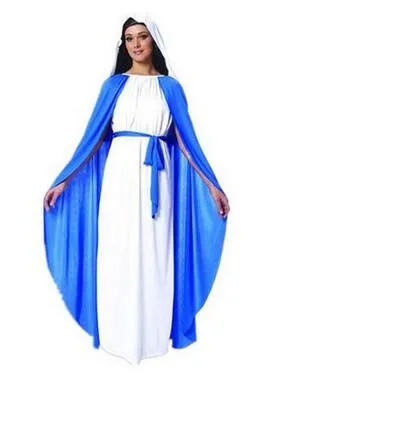 Новое поступление; классические костюмы на Хэллоуин для взрослых и детей; костюм Девы Марии из библейских монашек; костюм для костюмированной вечеринки на Рождество; одежда в римском стиле