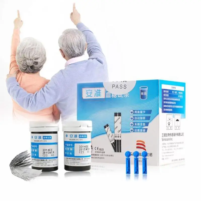 diabetic test strips blood glucose test strips 50PCS Blood glucose strips and 50PCS Blood Lancet Z3 50pcs fzt853 fzt853ta