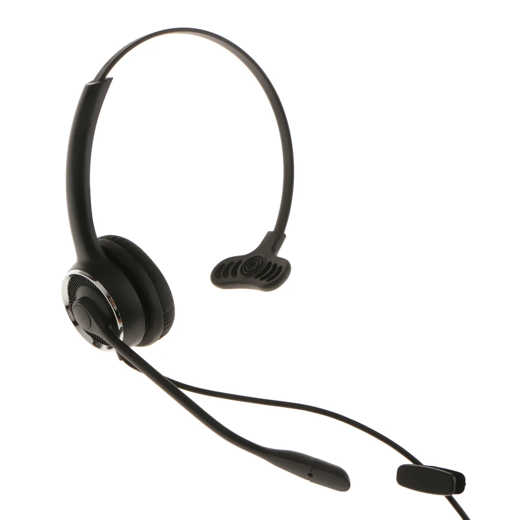 QD-RJ9 Call Center Corded Headset Noise Cancelling For Landline Phones