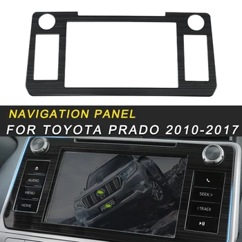 

For Toyota Prado 2018 Car Styling Navigation Screen Monitor Panel Cover Trim Frame Sticker Interior Accessories