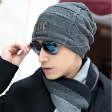 Hot Sale Man Winter Warm Hats Classic Nc Knitting Hat Women Velvet Cap Street Ear Sweater Skullies Beanies Boys School Hats Gift