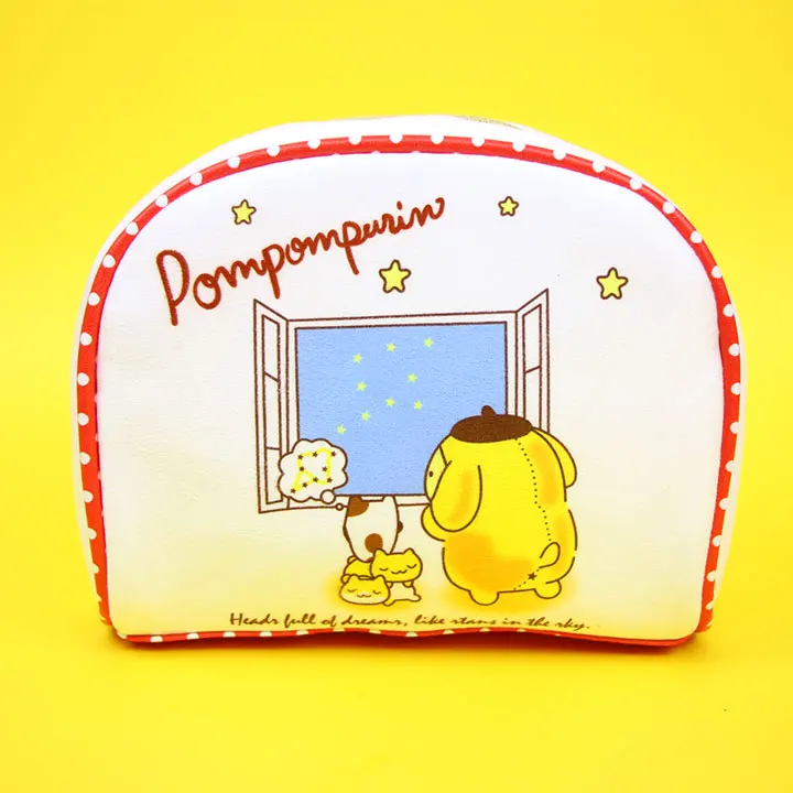 Сумка-косметичка из ПУ с мультяшным помпоном для женщин, Марка Pom-Pom Purin, Портативная сумка для хранения, сумка для путешествий для девочек, коробка для макияжа - Цвет: 2