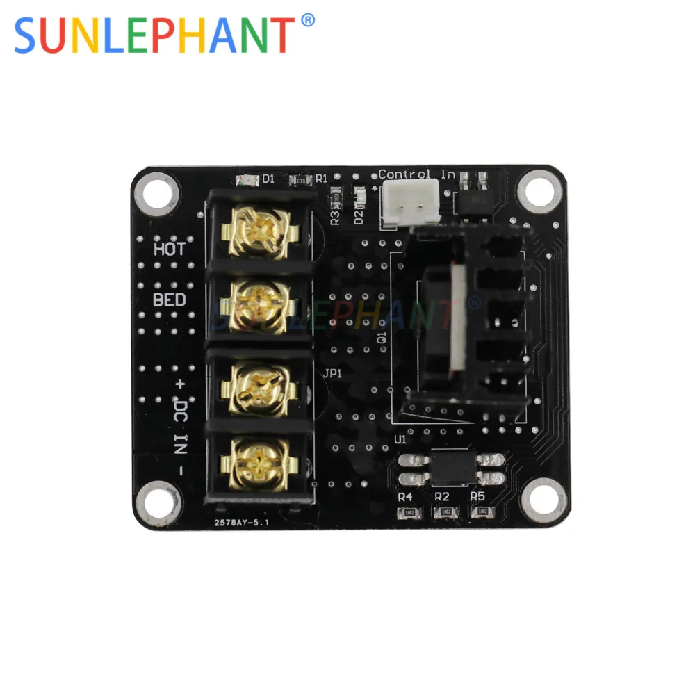 Модуль питания с подогревом/модуль расширения MOSFET горячей кровати inc. 2-контактный провод с кабелем для Anet A8 A6 A2 Ramps 1,4