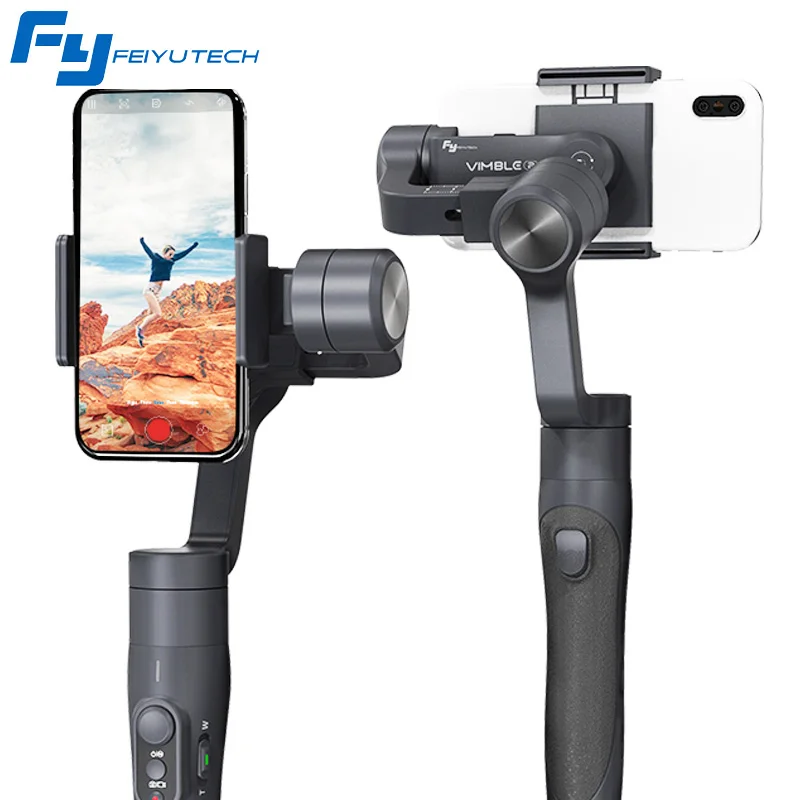  FeiyuTech Vimble 2 Smartphone Gimbal 3-Axis Handheld Stabilizer with 183mm Extension Pole Tripod fo