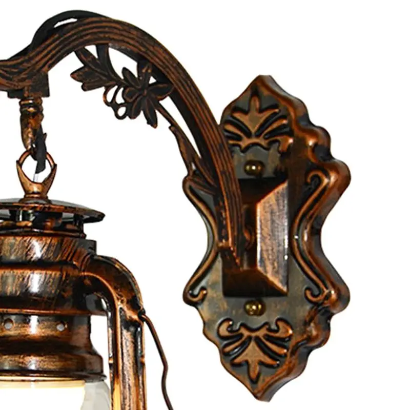 Винтажный светодиодный настенный светильник Ретро керосиновый настенный светильник в Европейском античном стиле WF4458037