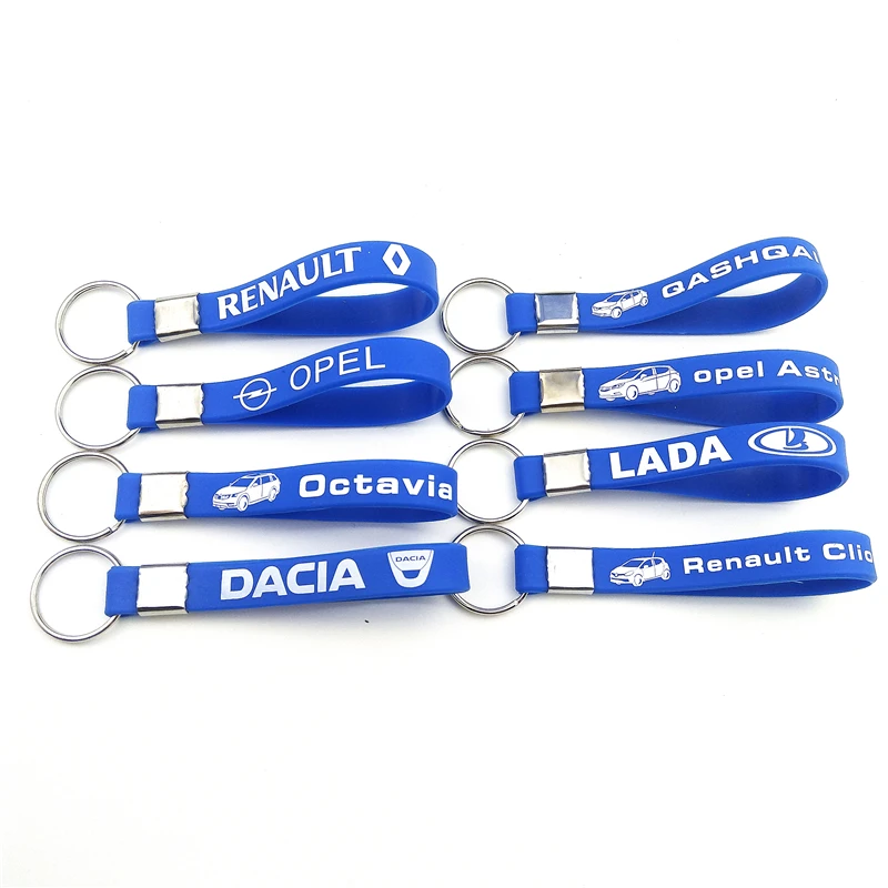 Светящийся силиконовый автомобильный стикер брелок для Ford focus VW Volkswagen MK6 GOLF 5 6 7 skoda fabia Chevrolet Cruze bmw audi