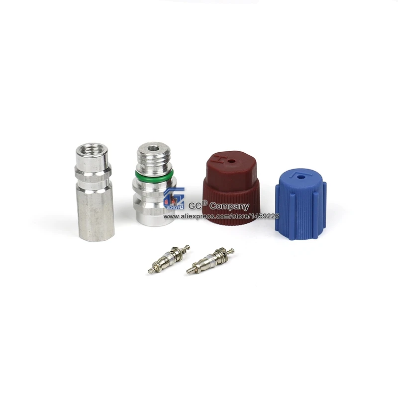 

A/C Pipeline Service Port with Valve Core and Cap for Ford Audi Volkswagen Mazda Mercury
