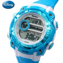 Детские Кварцевые часы disney цифровые часы знаменитого бренда 50 м водонепроницаемые часы для мальчика для девочки кварцевые часы Saat Kol Bayan Montre Cuir