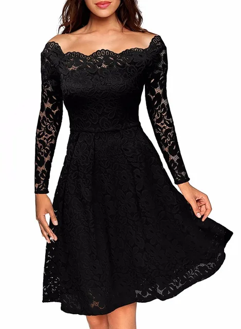 Black Dress with Blue Sash
