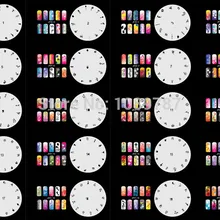 ABEST многоразовый Аэрограф для дизайна ногтей трафарет 260 дизайнов-20 шаблонных листов набор 1