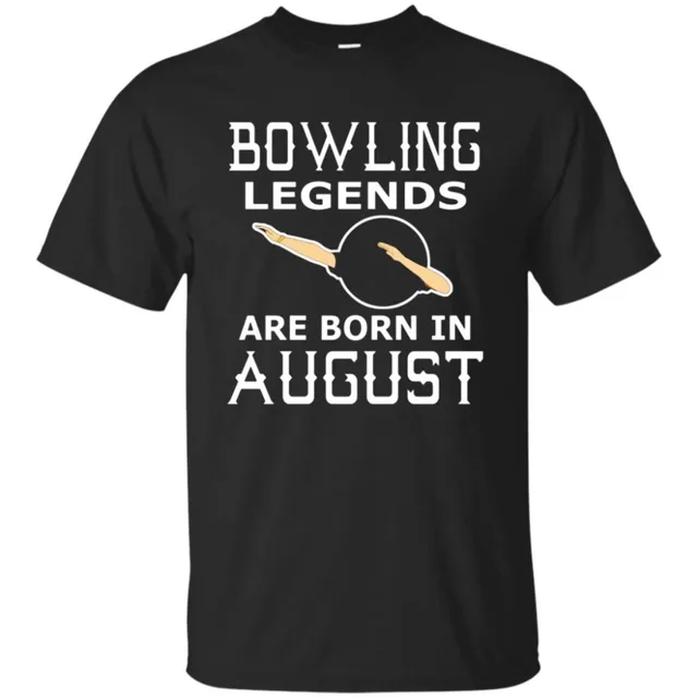 Cheap Dabbing Bowlinger Legend T-Shirt-August Bowlinger Birthday Shirt