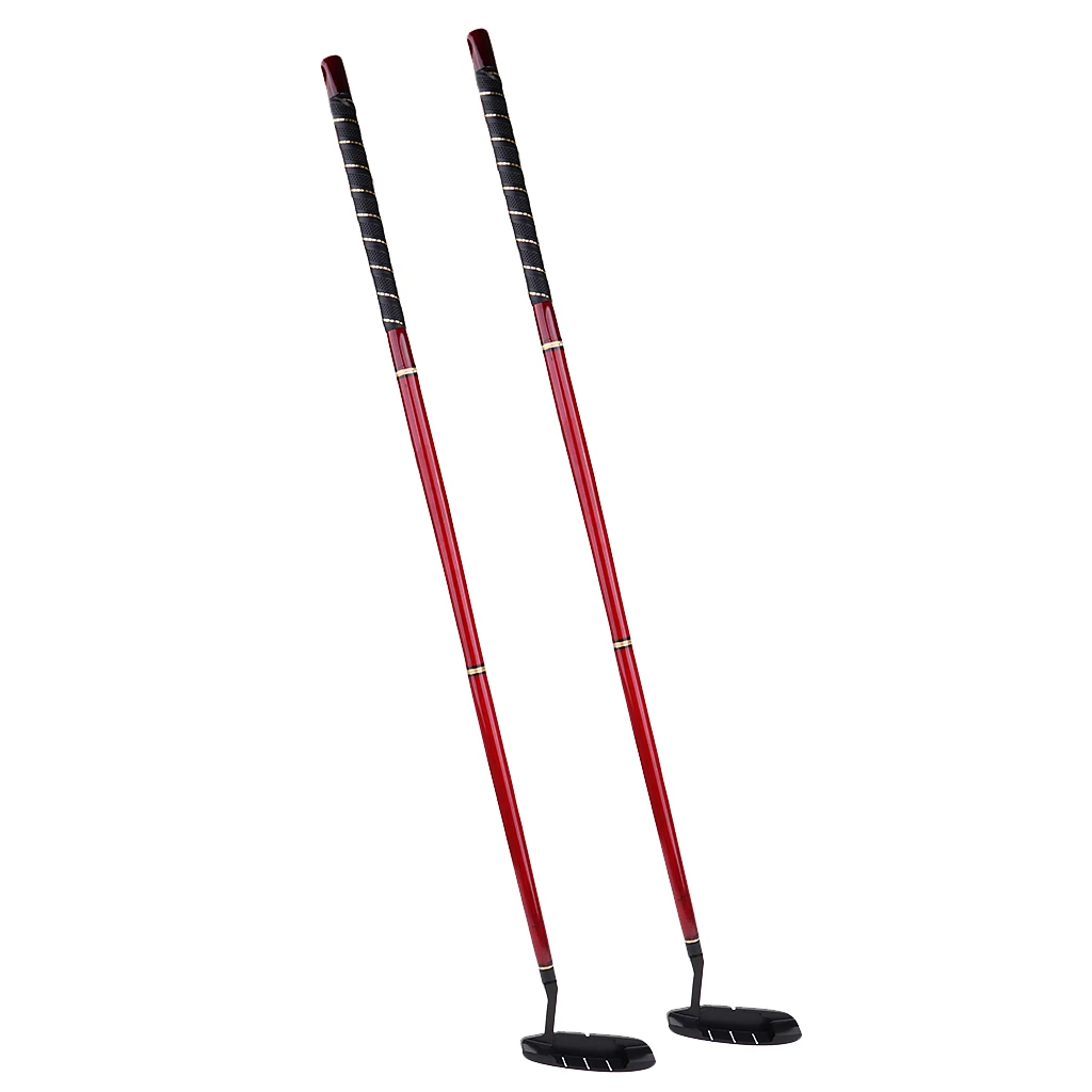 2 Count 3-Section Portable Foldable Golf Putter Club Collapsible Golf Putters for Both Right and Left Hand