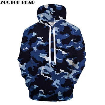 

Navy Blue Camo 3DPrint Hoodies Men Women Sweatshirt Casual Tracksuit Jacket Hoodie Coat Pullover Streatwear Drop ship ZOOTOPBEAR
