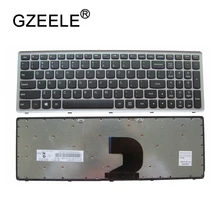 GZEELE Новая Клавиатура США для lenovo Ideapad Z500 Z500A Z500G P500 P500A ноутбук английская клавиатура для ноутбука Серебристый без подсветки
