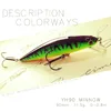 1 pcs Branded floating fishing lure minnow YH90 hard plastic bait 90mm/11.5g artificial lures for river bass pike fish ► Photo 2/6