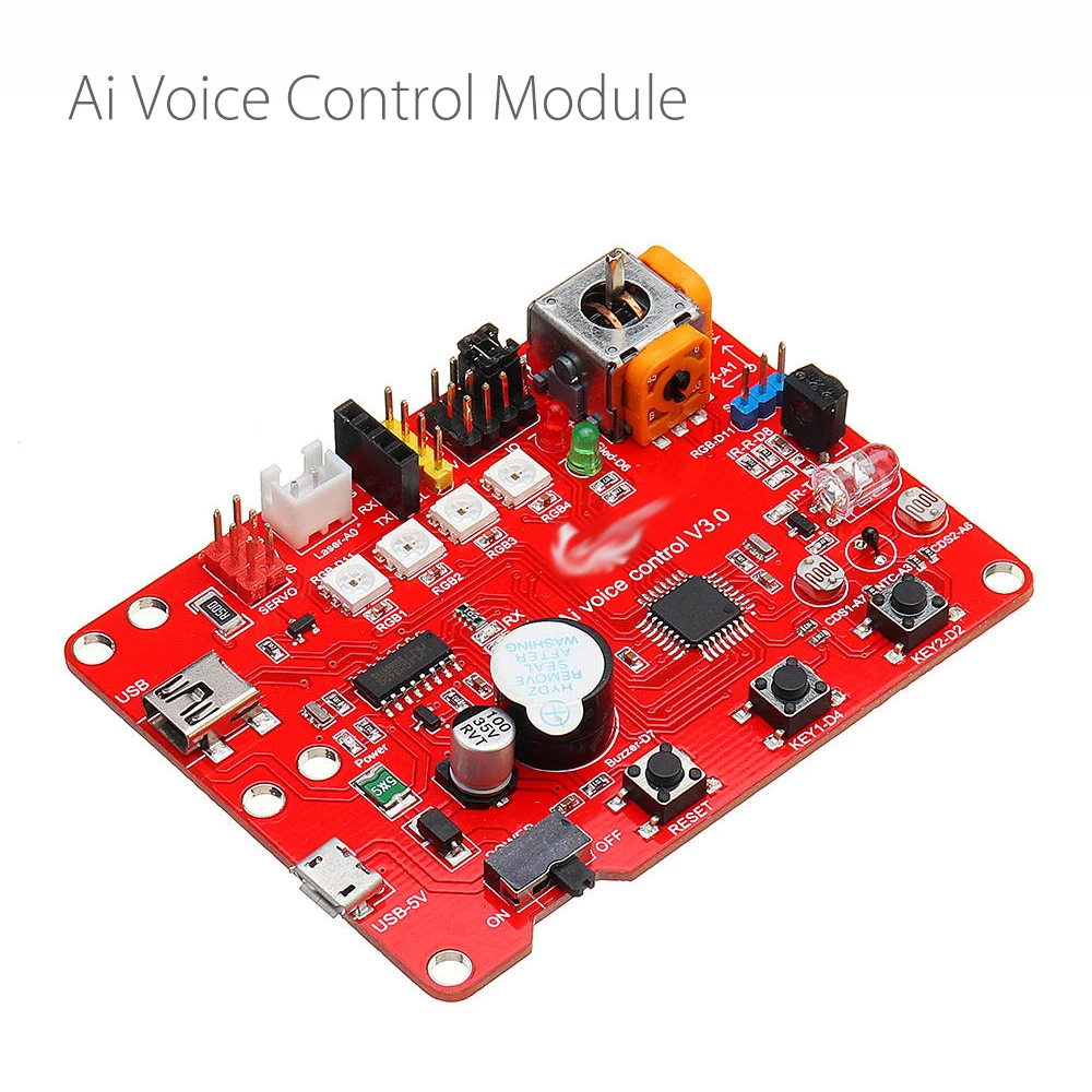 Плата голосового управления Ai V3.0 CH340 ATMEGA328P AU 5V 2A для Arduino|Запасные части| |