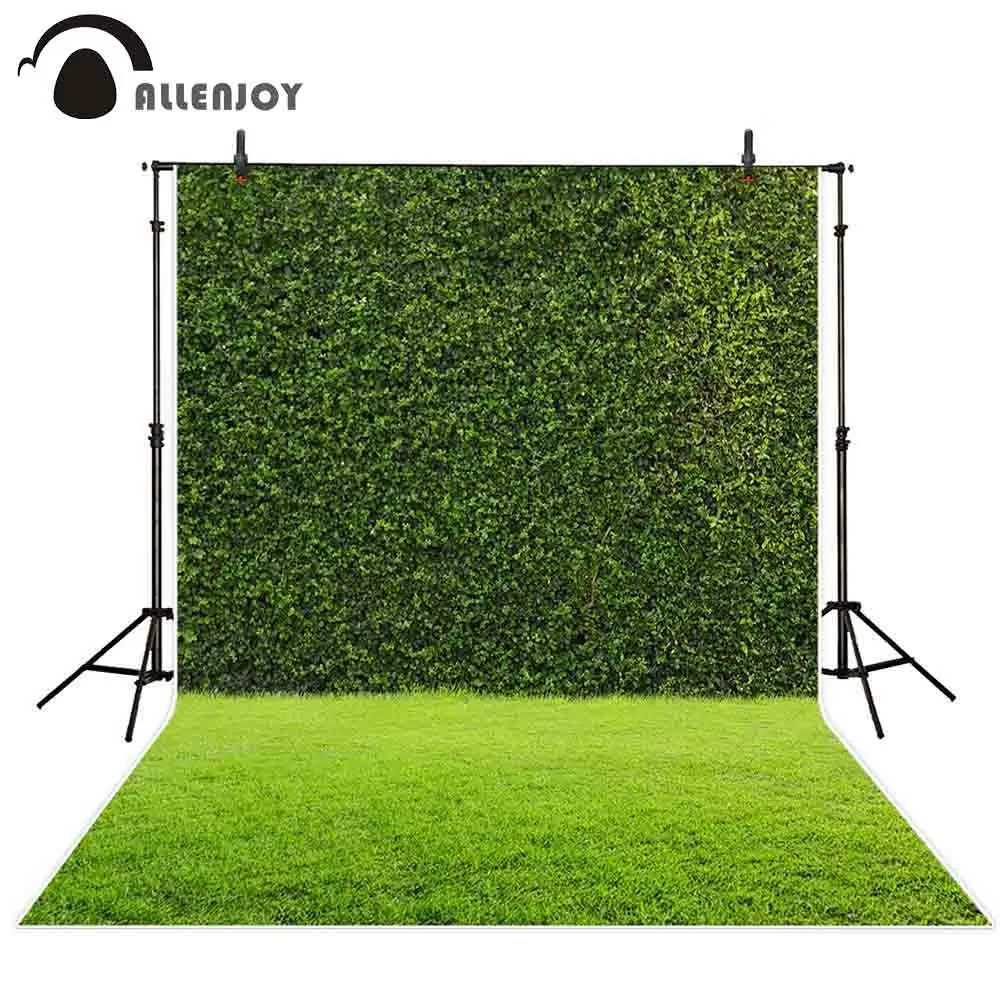 Allenjoy fotografia background photocall fresh greensward wall green