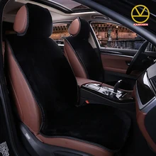 KAWOSEN чехол из искусственного меха для 5 сидений, милые аксессуары для салона автомобиля, чехлы для подушек, зимние плюшевые чехлы для сидений FFSC01