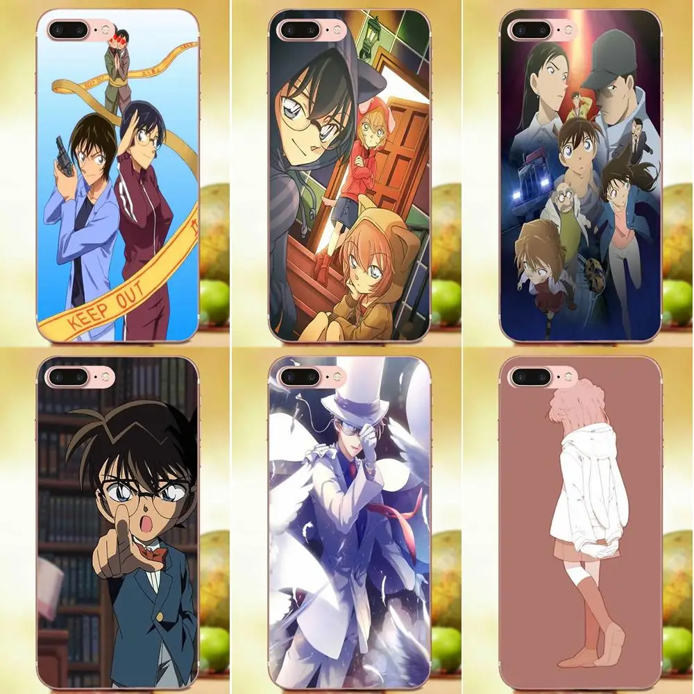 Известный аниме Detective Conan Soft оптовая продажа для HTC 530 626 628 630 816 820 One A9 M7 M8 M9 M10 E9 Plus U11
