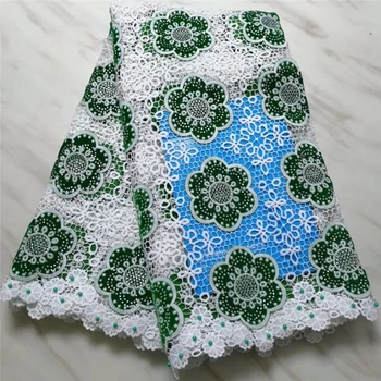 

Tollola African Lace Fabrics 2019 High Quality Cord Guipure Lace Fabric For Women Dress Nigerian Water Soluble Lace Fabric