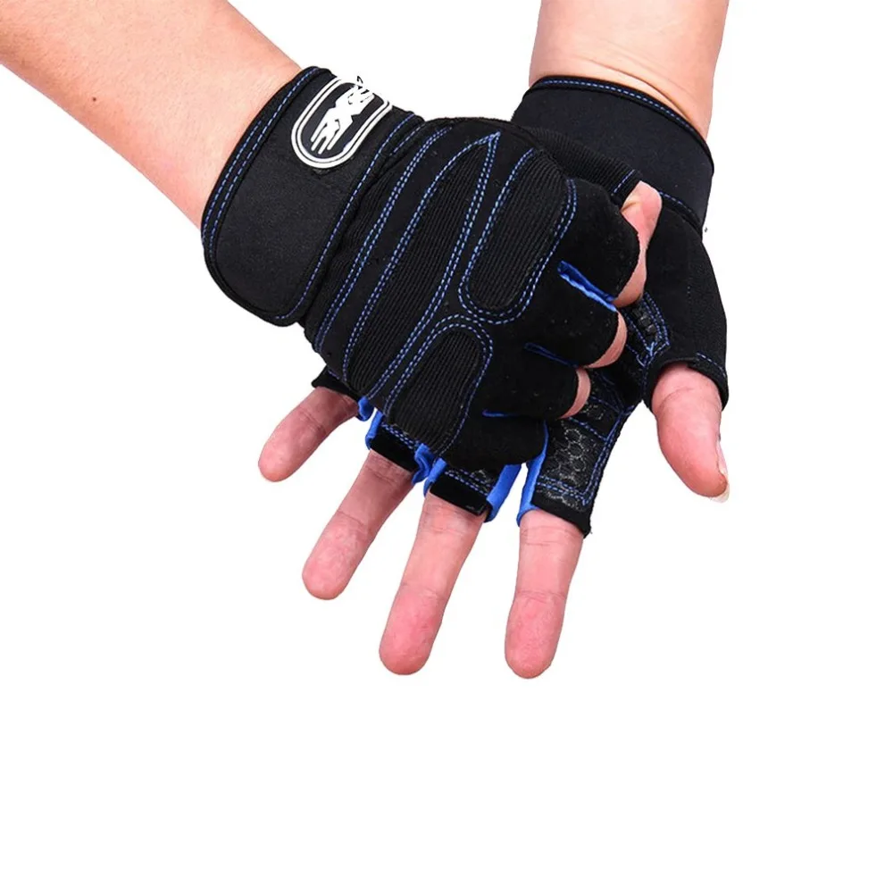 Тяжелая атлетика бодибилдинг тренажерный зал фитнес кожаные перчатки облегающие перчатки браслет нескользящие спортивные перчатки для верховой езды